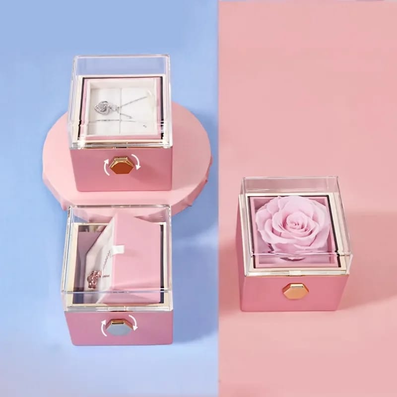 FLOR ETERNA / CAJA DE REGALO PARA JOYAS