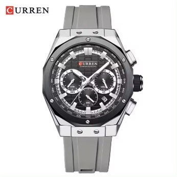 RELOJ CURREN 8464 Silicona crono funcion