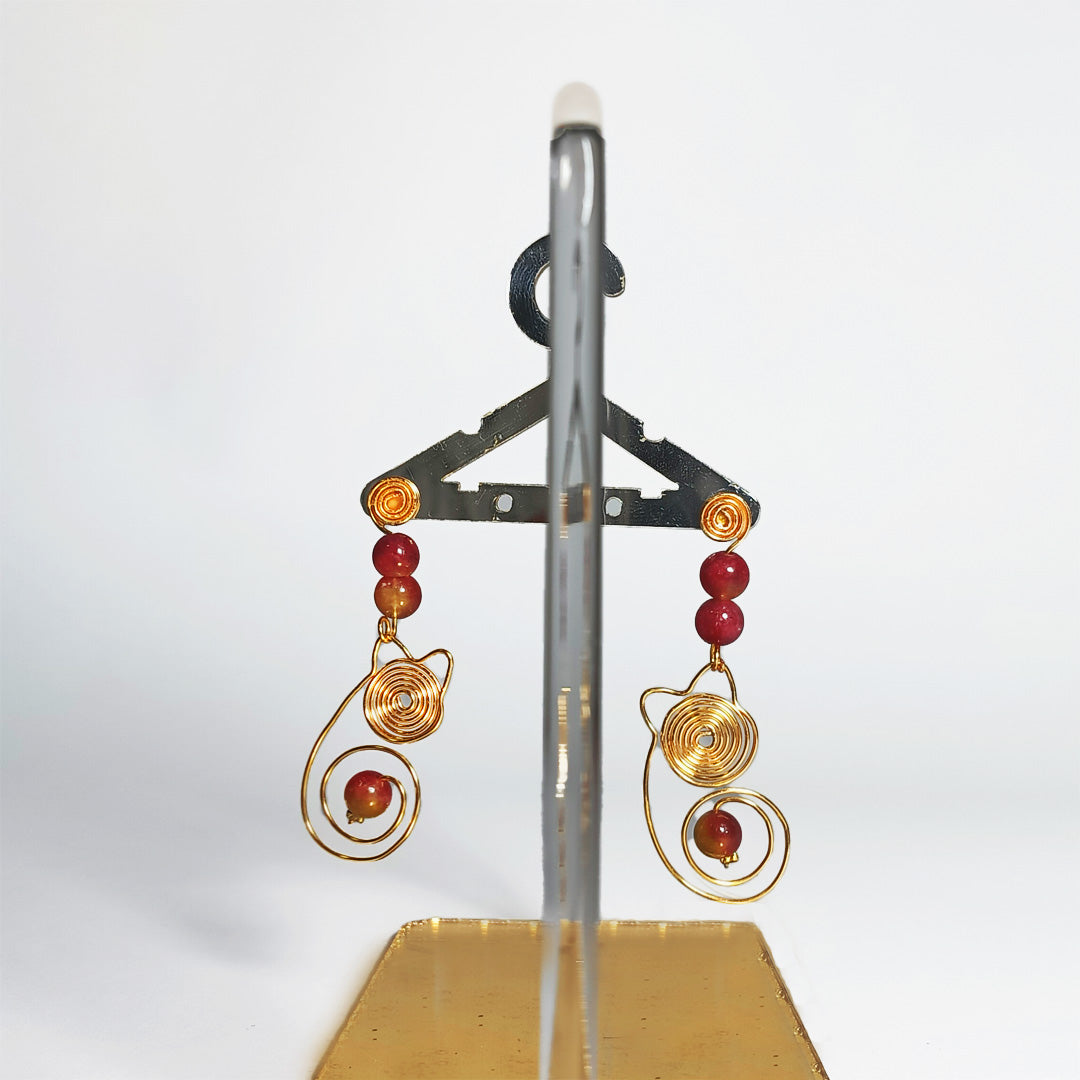 ARETES DE GATO (Alambrismo)
