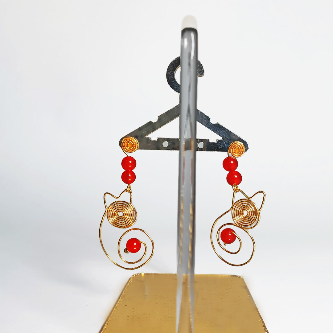 ARETES DE GATO (Alambrismo)