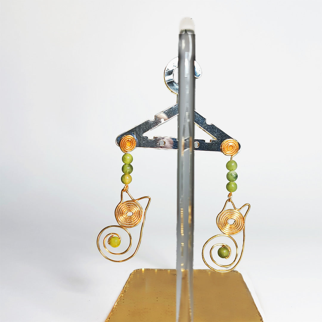 ARETES DE GATO (Alambrismo)