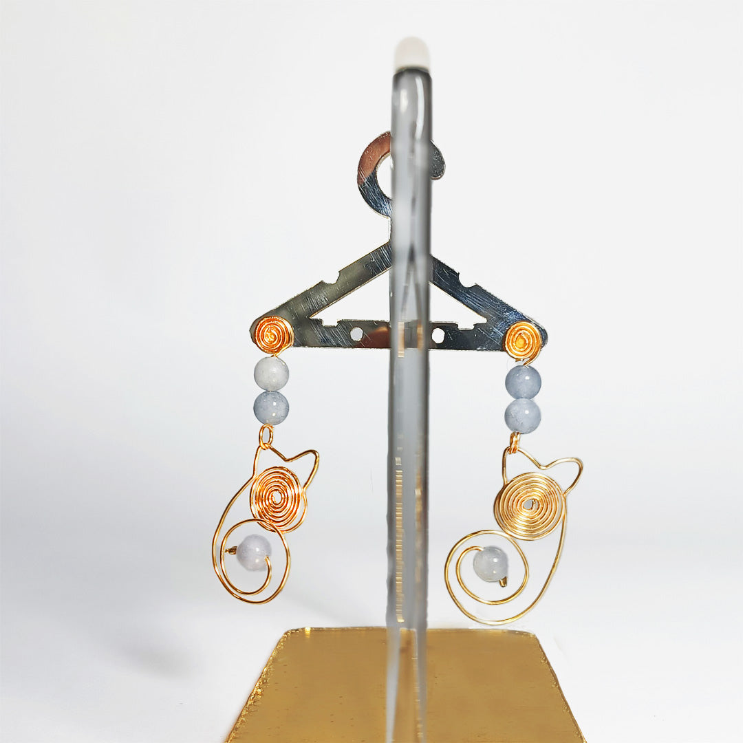 ARETES DE GATO (Alambrismo)