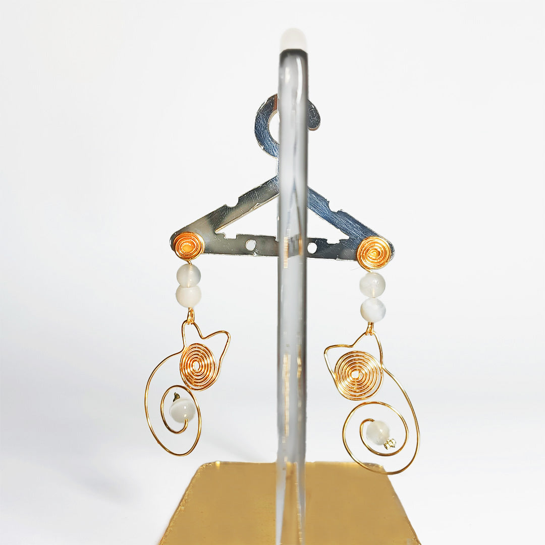 ARETES DE GATO (Alambrismo)