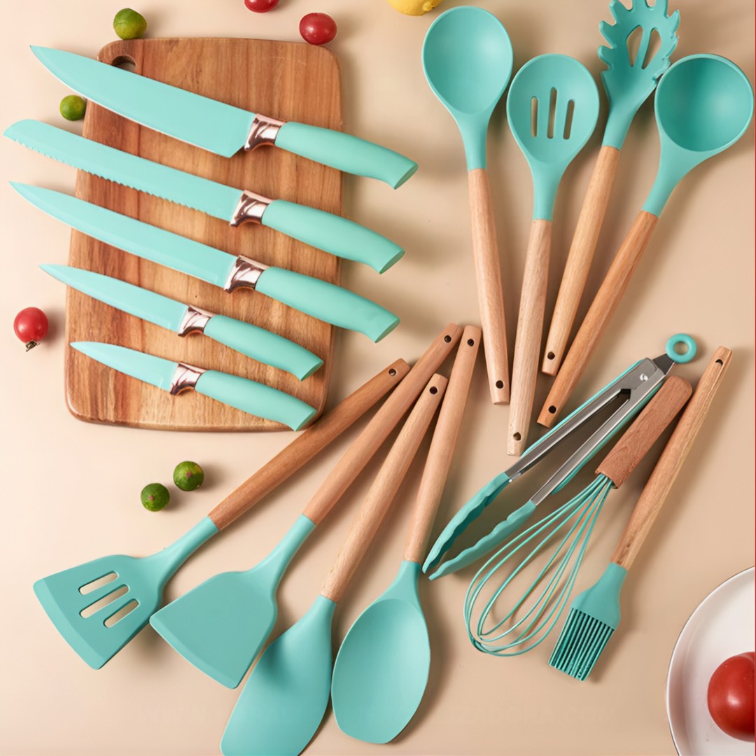 Set de utensilios de cocina de 19 piezas