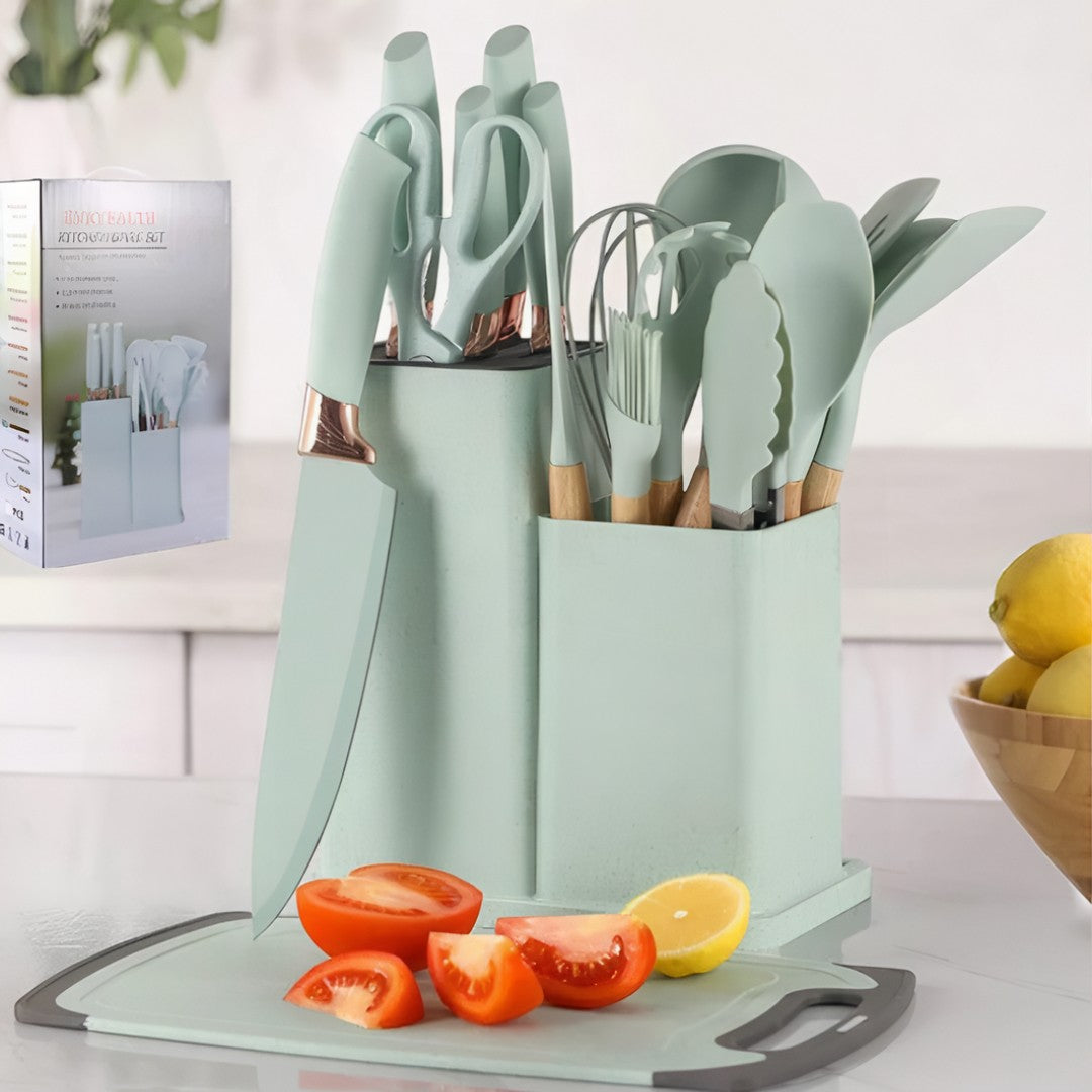 Set de utensilios de cocina de 19 piezas