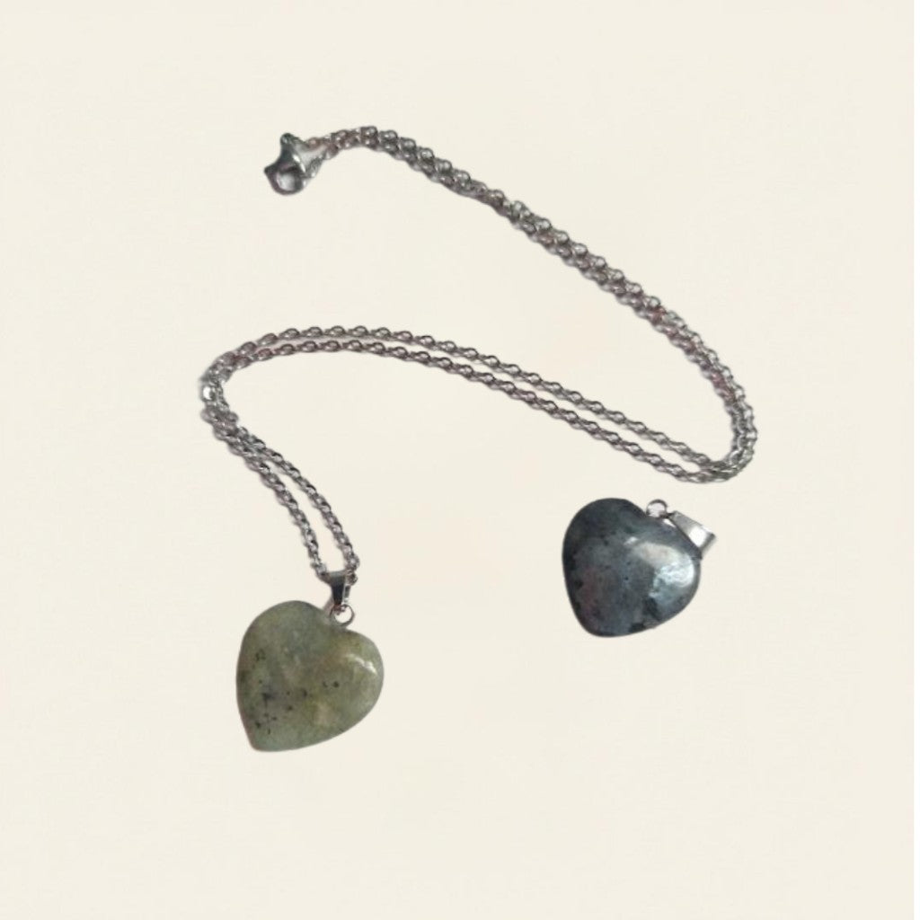 💎DIJES DE CORAZÓN EN PIEDRAS NATURALES 💖