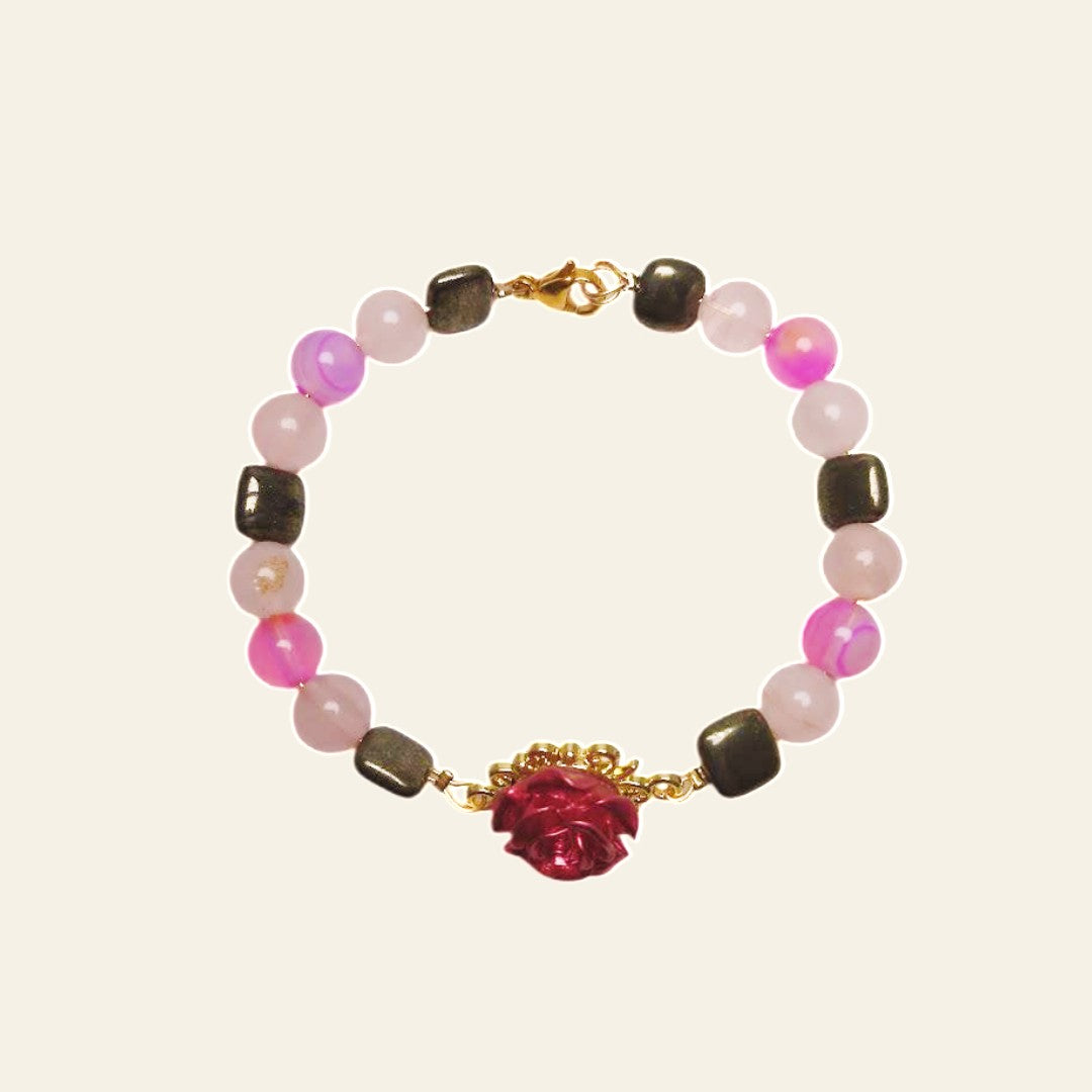 PULSERA ROSA DE CUARZO